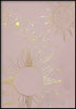 Galaxia del sol Real Oro Póster